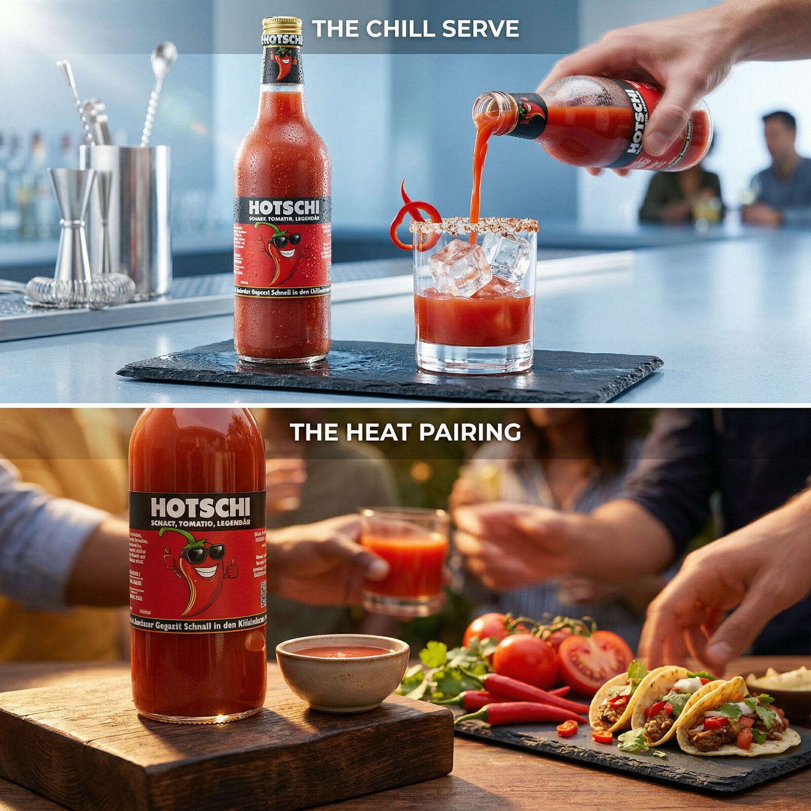 HOTSCHI als Chill Serve und zum Heat Pairing mit Tacos